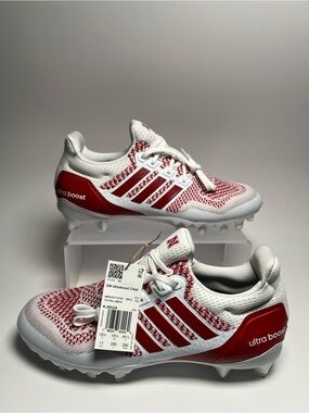 Adidas Ultra Boost PE Issue Football Cleats Nebraska Cornhuskers Size 11 KJ6024